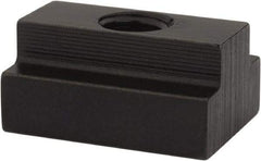 Gibraltar - M6x1.00 Tapped Through T Slot Nut - 5/16" Slot Width, 14 x 6mm Base Width x Height, 19 x 10mm OAL x Height - USA Tool & Supply