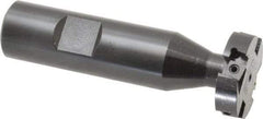 Cutting Tool Technologies - 5/16 Inch Cutting Width, 1.14 Inch Cutting Diameter, 4 Cutter Inserts, 3/4 Inch Shank Diameter, 1215 Insert Style, Indexable Keyseat Cutter - Inch Long Shank - USA Tool & Supply