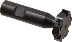 Cutting Tool Technologies - 3/8 Inch Cutting Width, 1.515 Inch Cutting Diameter, 6 Cutter Inserts, 3/4 Inch Shank Diameter, 1215 Insert Style, Indexable Keyseat Cutter - Inch Long Shank - USA Tool & Supply