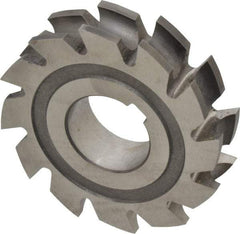 Made in USA - 3/16" Radius, 3/8" Circle Diam, 2-3/4" Diam x 0.635" Wide Cut, High Speed Steel Concave Radius Cutter - 2-3/4" OAL, Arbor Connection, Uncoated, Form Relieved, 10 Teeth - USA Tool & Supply