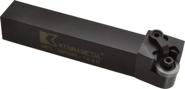 Kennametal - MRGN, Left Hand Cut, 15° Lead Angle, 1" Shank Height x 1" Shank Width, Negative Rake Indexable Turning Toolholder - 6" OAL, RN..64 Insert Compatibility, Series Kenloc - USA Tool & Supply