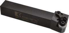 Kennametal - MRGN, Left Hand Cut, 15° Lead Angle, 1" Shank Height x 1" Shank Width, Negative Rake Indexable Turning Toolholder - 6" OAL, RN..64 Insert Compatibility, Series Kenloc - USA Tool & Supply