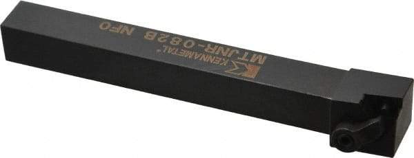 Kennametal - MTJN, Right Hand Cut, 3° Lead Angle, 1/2" Shank Height x 1/2" Shank Width, Negative Rake Indexable Turning Toolholder - 4-1/2" OAL, TN..22. Insert Compatibility, Series Kenloc - USA Tool & Supply