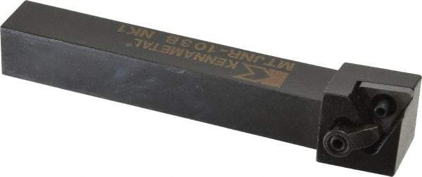 Kennametal - MTJN, Right Hand Cut, 3° Lead Angle, 5/8" Shank Height x 5/8" Shank Width, Negative Rake Indexable Turning Toolholder - 4-1/2" OAL, TN..33. Insert Compatibility, Series Kenloc - USA Tool & Supply