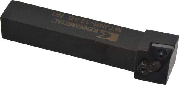 Kennametal - MTJN, Right Hand Cut, 3° Lead Angle, 3/4" Shank Height x 3/4" Shank Width, Negative Rake Indexable Turning Toolholder - 4-1/2" OAL, TN..33. Insert Compatibility, Series Kenloc - USA Tool & Supply