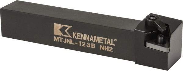 Kennametal - MTJN, Left Hand Cut, 3° Lead Angle, 3/4" Shank Height x 3/4" Shank Width, Negative Rake Indexable Turning Toolholder - 4-1/2" OAL, TN..33. Insert Compatibility, Series Kenloc - USA Tool & Supply