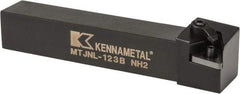 Kennametal - MTJN, Left Hand Cut, 3° Lead Angle, 3/4" Shank Height x 3/4" Shank Width, Negative Rake Indexable Turning Toolholder - 4-1/2" OAL, TN..33. Insert Compatibility, Series Kenloc - USA Tool & Supply