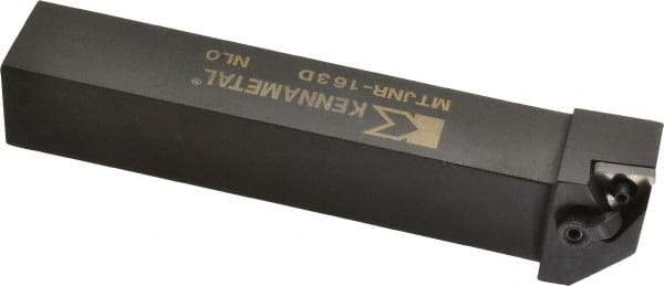 Kennametal - MTJN, Right Hand Cut, 3° Lead Angle, 1" Shank Height x 1" Shank Width, Negative Rake Indexable Turning Toolholder - 6" OAL, TN..33. Insert Compatibility, Series Kenloc - USA Tool & Supply