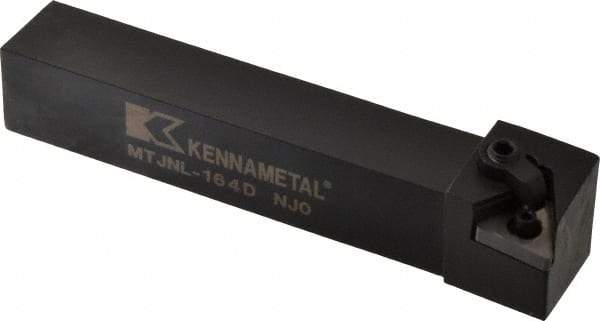 Kennametal - MTJN, Left Hand Cut, 3° Lead Angle, 1" Shank Height x 1" Shank Width, Negative Rake Indexable Turning Toolholder - 6" OAL, TN..43. Insert Compatibility, Series Kenloc - USA Tool & Supply