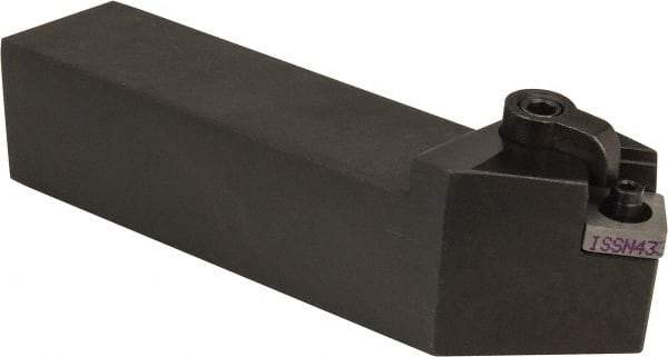 Kennametal - MSSN, Right Hand Cut, 45° Lead Angle, 1" Shank Height x 1" Shank Width, Negative Rake Indexable Turning Toolholder - 5" OAL, SN..43. Insert Compatibility, Series Kenloc - USA Tool & Supply