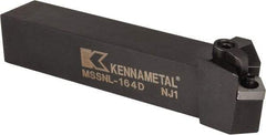 Kennametal - MSSN, Left Hand Cut, 45° Lead Angle, 1" Shank Height x 1" Shank Width, Negative Rake Indexable Turning Toolholder - 6" OAL, SN..43. Insert Compatibility, Series Kenloc - USA Tool & Supply