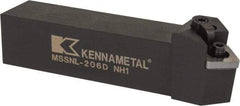 Kennametal - MSSN, Left Hand Cut, 45° Lead Angle, 1-1/4" Shank Height x 1-1/4" Shank Width, Negative Rake Indexable Turning Toolholder - 6" OAL, SN..64. Insert Compatibility, Series Kenloc - USA Tool & Supply