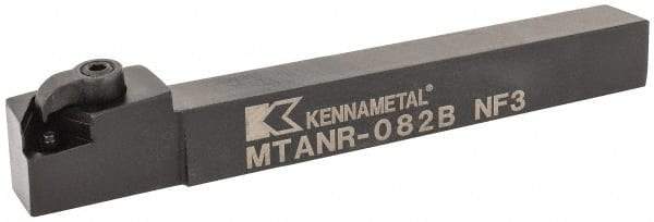 Kennametal - MTAN, Right Hand Cut, 3° Lead Angle, 1/2" Shank Height x 1/2" Shank Width, Negative Rake Indexable Turning Toolholder - 4-1/2" OAL, TN..22. Insert Compatibility, Series Kenloc - USA Tool & Supply
