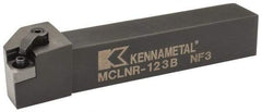 Kennametal - MCLN, Right Hand Cut, 5° Lead Angle, 3/4" Shank Height x 3/4" Shank Width, Negative Rake Indexable Turning Toolholder - 4-1/2" OAL, CN..32. Insert Compatibility, Series Kenloc - USA Tool & Supply