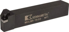 Kennametal - MCLN, Right Hand Cut, 5° Lead Angle, 1" Shank Height x 1" Shank Width, Negative Rake Indexable Turning Toolholder - 6" OAL, CN..32. Insert Compatibility, Series Kenloc - USA Tool & Supply