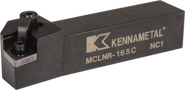 Kennametal - MCLN, Right Hand Cut, 5° Lead Angle, 1" Shank Height x 1" Shank Width, Negative Rake Indexable Turning Toolholder - 5" OAL, CN..54. Insert Compatibility, Series Kenloc - USA Tool & Supply