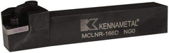 Kennametal - MCLN, Right Hand Cut, 5° Lead Angle, 1" Shank Height x 1" Shank Width, Negative Rake Indexable Turning Toolholder - 6" OAL, CN..64. Insert Compatibility, Series Kenloc - USA Tool & Supply