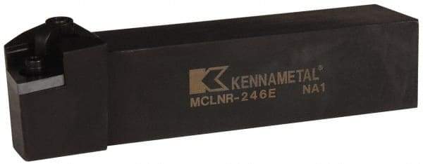 Kennametal - MCLN, Right Hand Cut, 5° Lead Angle, 1-1/2" Shank Height x 1-1/2" Shank Width, Negative Rake Indexable Turning Toolholder - 7" OAL, CN..64. Insert Compatibility, Series Kenloc - USA Tool & Supply