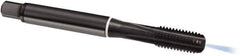 Guhring - M5x0.80 Metric, 4 Flute, Oxide Finish, Cobalt Spiral Point Tap - Modified Bottoming Chamfer, Right Hand Thread, 70mm OAL, 6HX Class of Fit, Series 1890 - Exact Industrial Supply