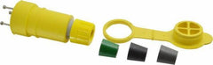 Value Collection - 125 VAC, 15 Amp, 5-15 Configuration, Industrial Grade, Self Grounding Connector - 1 Phase, 2 Poles, IP67 - USA Tool & Supply