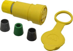 Value Collection - 125 VAC, 20 Amp, 5-20 Configuration, Industrial Grade, Ungrounded Connector - 1 Phase, 2 Poles, IP67 - USA Tool & Supply