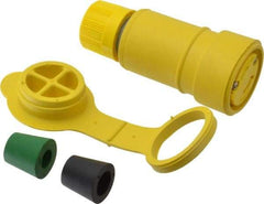 Value Collection - 125 VAC, 15 Amp, L1-15 Configuration, Industrial Grade, Ungrounded Connector - 1 Phase, 2 Poles, IP67 - USA Tool & Supply