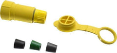 Value Collection - 125 VAC, 15 Amp, L5-15 Configuration, Industrial Grade, Ungrounded Connector - 1 Phase, 2 Poles, IP67 - USA Tool & Supply