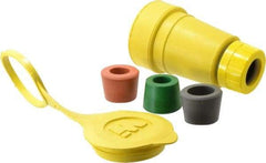 Value Collection - 125 VAC, 30 Amp, L5-30 Configuration, Industrial Grade, Ungrounded Connector - 1 Phase, 2 Poles, IP67 - USA Tool & Supply