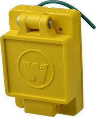 Value Collection - 250 VAC, 30 Amp, L6-30R NEMA, Ungrounded Receptacle - 2 Poles, 3 Wire, Female End, Yellow - USA Tool & Supply