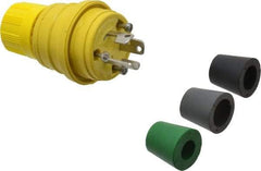 Value Collection - 277 Volt, 15 Amp, L7-15 Configuration, Industrial Grade, Ungrounded Plug - 2 Poles, IP67 - USA Tool & Supply