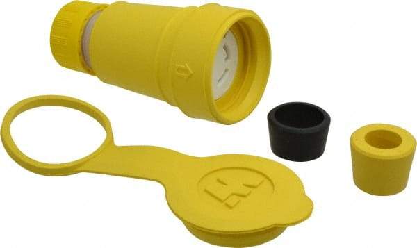 Value Collection - 125/250 Volt, 30 Amp, L14-30 Configuration, Industrial Grade, Ungrounded Connector - 3 Poles, IP67 - USA Tool & Supply