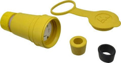Value Collection - 250 Volt, 30 Amp, L15-30 Configuration, Industrial Grade, Ungrounded Connector - 3 Poles, IP67 - USA Tool & Supply