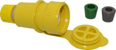 Value Collection - 480 VAC, 20 Amp, L16-20 Configuration, Industrial Grade, Ungrounded Connector - 1 Phase, 3 Poles, IP67 - USA Tool & Supply