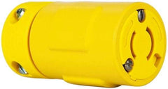 Value Collection - 250 VAC, 20 Amp, L2-20 Configuration, Industrial Grade, Ungrounded Connector - 1 Phase, 2 Poles - USA Tool & Supply