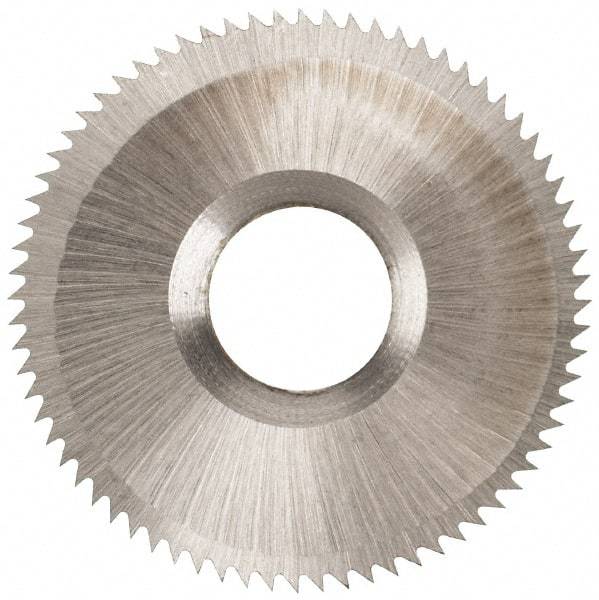 Onsrud - 1" Diam x 0.0937" Blade Thickness x 5/16" Arbor Hole Diam, 72 Tooth Slitting and Slotting Saw - Arbor Connection, High Speed Steel - USA Tool & Supply