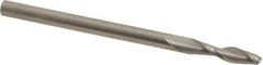 Onsrud - 1/8" Cutting Diam x 1/2" Length of Cut, 2 Flute, Upcut Spiral Router Bit - Uncoated, Right Hand Cut, Solid Carbide, 2" OAL x 1/8" Shank Diam, Double Edge, 30° Helix Angle - USA Tool & Supply