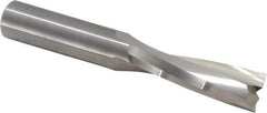 Onsrud - 1/2" Cutting Diam x 1-5/8" Length of Cut, 2 Flute, Upcut Spiral Router Bit - Uncoated, Right Hand Cut, Solid Carbide, 3-1/2" OAL x 1/2" Shank Diam, Double Edge, 11° Helix Angle - USA Tool & Supply