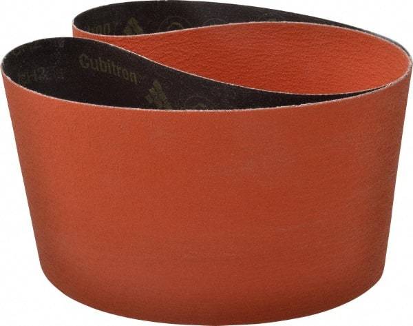 3M - 6" Wide x 48" OAL, 80 Grit, Ceramic Abrasive Belt - Ceramic, Medium, Coated, YF Weighted Cloth Backing, Wet/Dry, Series 777F - USA Tool & Supply