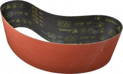 3M - 6" Wide x 310" OAL, 80 Grit, Ceramic Abrasive Belt - Ceramic, Medium, Coated, YF Weighted Cloth Backing, Wet/Dry, Series 777F - USA Tool & Supply