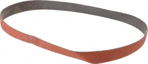 3M - 1" Wide x 30" OAL, 36 Grit, Ceramic Abrasive Belt - Ceramic, Very Coarse, Coated, YF Weighted Cloth Backing, Wet/Dry, Series 777F - USA Tool & Supply