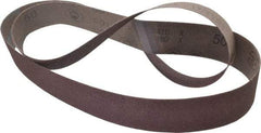 3M - 2" Wide x 60" OAL, 50 Grit, Aluminum Oxide Abrasive Belt - Aluminum Oxide, Coarse, Coated, X Weighted Cloth Backing, Series 241D - USA Tool & Supply