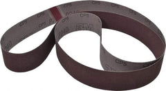 3M - 2" Wide x 72" OAL, 240 Grit, Aluminum Oxide Abrasive Belt - Aluminum Oxide, Very Fine, Coated, X Weighted Cloth Backing, Series 241D - USA Tool & Supply
