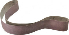 3M - 2-1/2" Wide x 60" OAL, 50 Grit, Aluminum Oxide Abrasive Belt - Aluminum Oxide, Coarse, Coated, X Weighted Cloth Backing, Series 341D - USA Tool & Supply