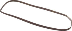 3M - 1/4" Wide x 24" OAL, 6 Trizact Grit, Aluminum Oxide Abrasive Belt - Aluminum Oxide, Ultra Fine, Coated, X Weighted Cloth Backing, Series 237AA - USA Tool & Supply