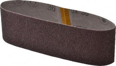 3M - 3" Wide x 21" OAL, 36 Grit, Aluminum Oxide Abrasive Belt - Aluminum Oxide, Very Coarse, Coated, X Weighted Cloth Backing, Series 341D - USA Tool & Supply