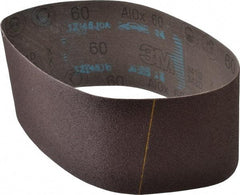 3M - 4" Wide x 24" OAL, 60 Grit, Aluminum Oxide Abrasive Belt - Aluminum Oxide, Medium, Coated, X Weighted Cloth Backing, Series 341D - USA Tool & Supply