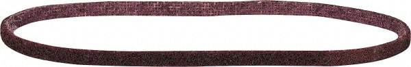 3M - 1/4" Wide x 18" OAL, Aluminum Oxide Abrasive Belt - Aluminum Oxide, Medium, Nonwoven, Series SC-BS - USA Tool & Supply