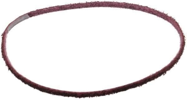 3M - 1/4" Wide x 24" OAL, Aluminum Oxide Abrasive Belt - Aluminum Oxide, Medium, Nonwoven, Series SC-BS - USA Tool & Supply