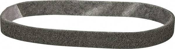 3M - 3/4" Wide x 18" OAL, Silicon Carbide Abrasive Belt - Silicon Carbide, Super Fine, Nonwoven, Series SC-BS - USA Tool & Supply