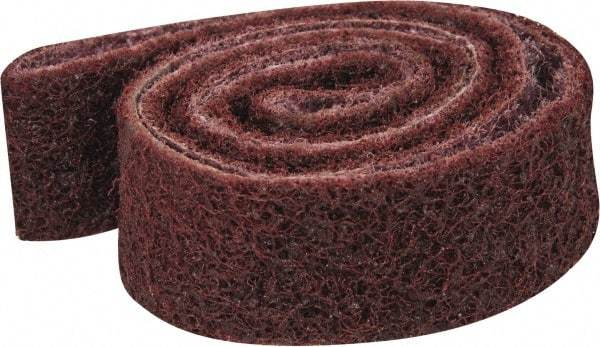 3M - 1" Wide x 42" OAL, Aluminum Oxide Abrasive Belt - Aluminum Oxide, Medium, Nonwoven, Series SC-BS - USA Tool & Supply